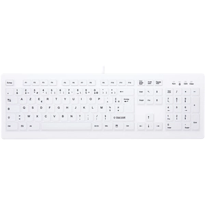CHERRY Clavier AK-C8100 USB IP68 blanc (FR) (AK-C8100F-UVS-W/FR) pas cher