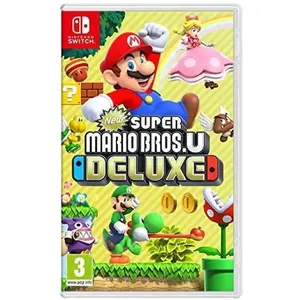 Nintendo New Super Mario Bros U Deluxe Switch + 3 stickers Mario offert pas cher