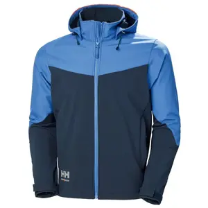Comparateur de prix : Helly Hansen Softshelljacke Oxford H. Softs Jacket Navy/Stone Blue-S