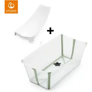 Stokke® Flexi Bath® Bundel - Transparent Green pas cher