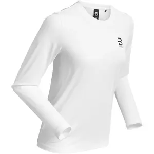T-shirt manches longues femme Daehlie Sportswear Tempo Blanc L pas cher