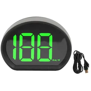 Tonysa - Velocímetro Digital, velocímetro Digital para Coche, led, Pantalla Grande, Alimentado por usb, gps, Beidou, Chip de Modo Dual para Todos los pas cher
