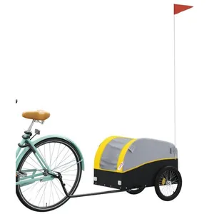 Bon plan Remorque de vélo - JILI HOT - Remorque de Voyage noir et jaune 30 kg fer Thome3132634Vendu parcdiscount