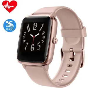 Montre Connectée Smartwatch Femmes Homme Bluetooth V5.0 Etanche 5ATM a...Vendu parcdiscount