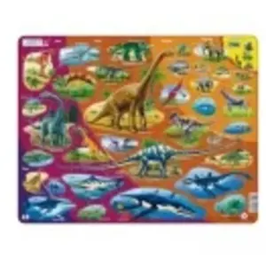 Larsen Puzzle Cadre - Dinosaures (en Hollandais) HL1-NL pas cher
