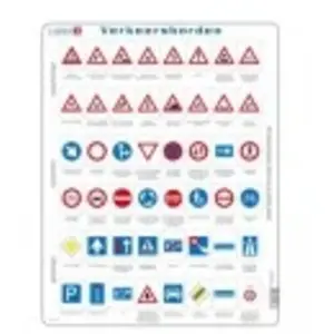 Larsen Puzzle Cadre - Verkeersborden (en Hollandais) OB3-NL