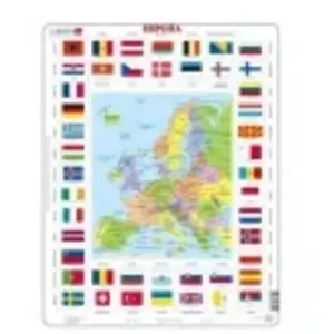 Larsen Puzzle Cadre - Europe (en Russe) KL1-RU pas cher