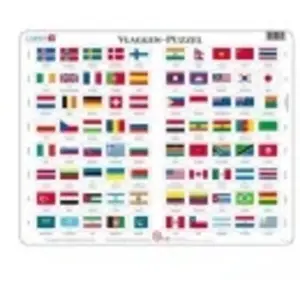 Larsen Puzzle Cadre - Vlaggen (en Hollandais) L2-NL
