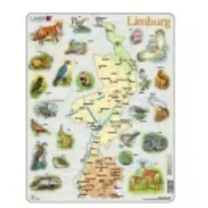 Larsen Legpuzzel Maxi Limburg Junior Karton - 60 Stukjes pas cher