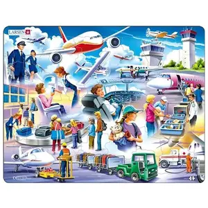 Larsen casse-tête MaxiAirport 42 pièces pas cher