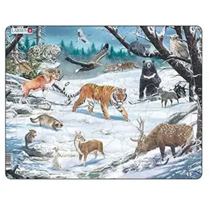 Larsen La faune de Sibérie et d'Asie du Nord-Est (66 pièces) pas cher