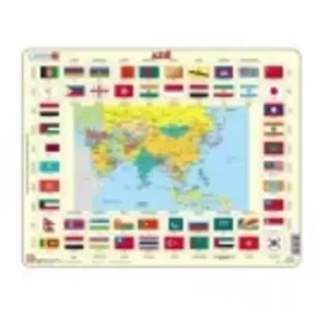 Larsen Puzzle Cadre - Drapeaux d'Asie (en Hollandais) KL2-NL pas cher