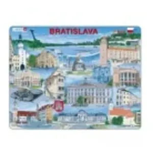 Larsen Puzzle Cadre - Souvenirs de Bratislava, Slovaquie (en Slovaque)... pas cher