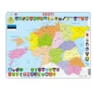 Larsen Puzzle Cadre - Carte de l'Estonie (en Estonien) K14-EE pas cher