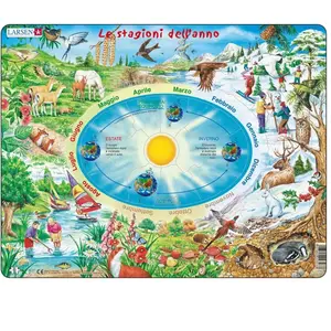 Larsen Puzzle Cadre - Le stagioni dell'anno (en Italien) SS3-IT