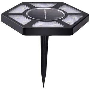 Ahlsen 1pc lumières solaires extérieures de jardin lumières au sol ext... pas cher