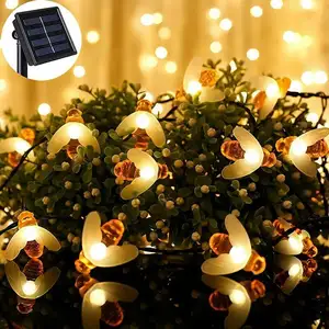 LABLANC Guirlande d'abeille solaire,20 led 5M Guirlande d'abeille sola... pas cher