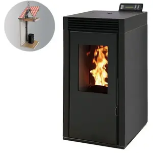 Poêle à granulés INTERSTOVES MARINA 6 Étanche 62 kW + Kit conduit Ø80/125 pas cher