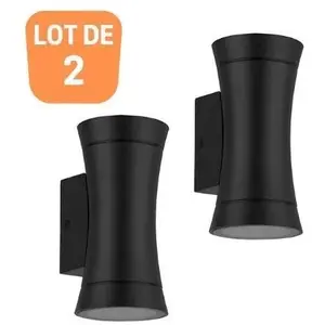 VITO Lot de 2 appliques extérieures mulier 2x35W GU10 pas cher