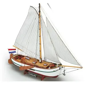 Maquette bateau en bois - Mamoli - Catalina - Niveau débutant - Echelle 1/35 - Longueur 570 mm - Hauteur 485 mm pas cher
