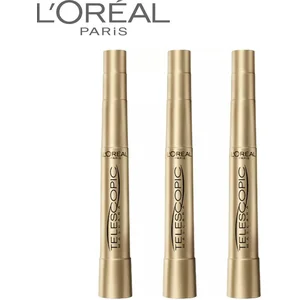 L'Oréal Paris Telescopic Mascara - Zwart 3 stuk pas cher