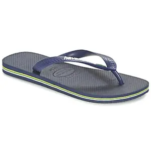 Havaianas Brasil Logo Mixte Tongs, BLEU NAVAL, 41/42 EU