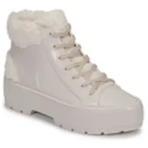 Melissa Baskets pelucheuses AD pour femme, Beige Y Blanc, 37 EU pas cher