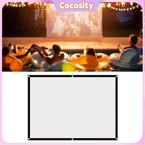 Cocosity Rideau de projecteur 1PC Portable pliable non plisse Criffeur... pas cher