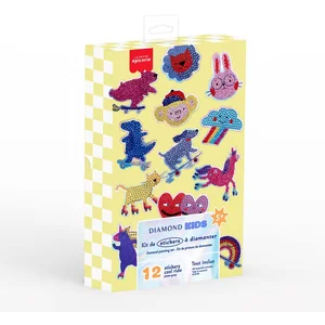 La Petite Epicerie Diamond Painting Kit voor kinderen 12 Stickers "Coo...