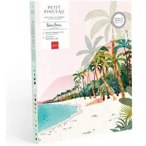 La Petite Epicerie Painting by Number Kit "BORA BORA" 329g H33xW25.5xL3.5cm genummerde schilderijenset | Creatieve | Hobbyset | kinderen en volwassenen