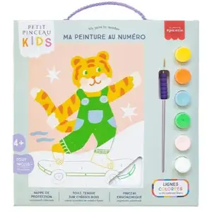 La Petite Epicerie Painting by Number Kit for kids "TITI SKATE" 305g H...