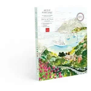 La Petite Epicerie Painting by Number Kit "WALK IN THE CHREEKS/CALANQUES" 329g H33xW25.5xL3.5cm genummerde schilderijenset | Creatieve | Hobbyset | kinderen en volwassenen