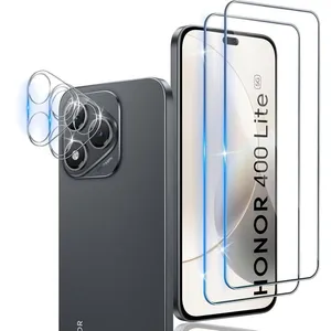 Verre Trempé pour Honor 400 Lite 5G avec Caméra Arrière Protecteur [2+... pas cher