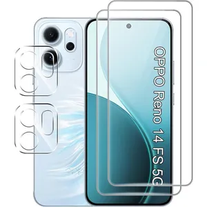 Protecteur décran pour Oppo Reno 14F/14 FS (4G/5G) Verre Trempé 2+2 P... pas cher