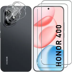 Verre Trempé pour Honor 400 2+2 Pièces Protection écran + Caméra Arriè... pas cher