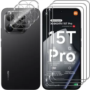 Verre Trempé pour Xiaomi 15T Pro/Xiaomi Mi 15T Pro 3+3 Pièces Protecti... pas cher