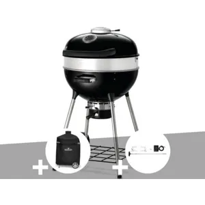 Barbecue à charbon Charcoal Kettle Pro 57 cm + Housse de protection + Rôtissoire - Napoleon pas cher