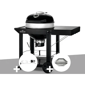 Barbecue à charbon - NAPOLEON - Kettle Pro 57 cm - Rôtissoire incluse - 10 ans de garantie - Noir pas cher