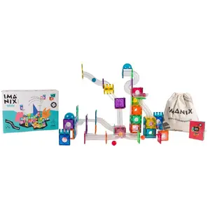 Imanix Ensemble De Construction De Toboggans 134 Pièces pas cher