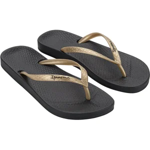 Ipanema Anatomic Tan Dames Slippers - Black/Gold