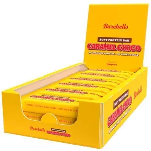Comparateur de prix : Barres protéinées Barebells Soft Bars - Caramel Choco Boite de 12