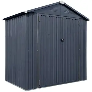 Spacemaker Gereedschapsschuur Metaal - 119x183x196 cm -Grijs