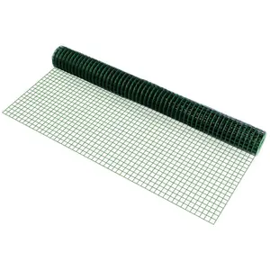 Comparateur de prix : PRO.TEC Kippengaas vierkant 19 mm geplastificeerd op rol 1x5 m groen