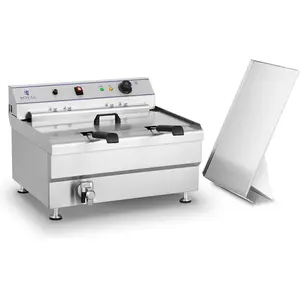 Royal Catering - Friteuse - 36 liter - 400V - 2 manden pas cher