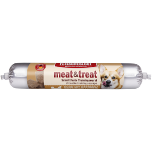 Fleischeslust Meat & Treat Poulet au fromage à la crème granulaire 80 g pas cher