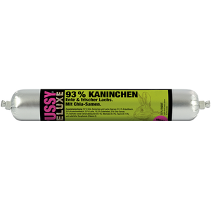 Fleischeslust Chatte Deluxe Lapin, Canard et saumon frais avec graines de chia pour chat (1 x 100 grammes) pas cher