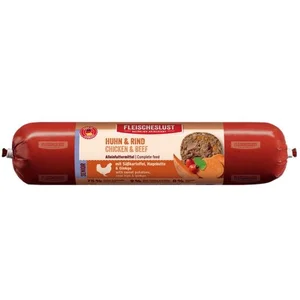 6x800g poulet & boeuf avec patate douce, cynorrhodon & Gingko Fleischeslust boîte de nourriture Senior Classic nourriture pour chien humide pas cher