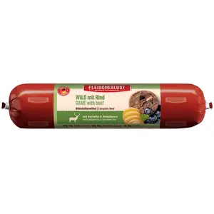 Fleischeslust Classic 6 x 800 g - gibier, boeuf, pommes de terre, myrtilles pas cher