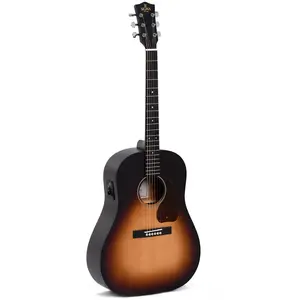 Sigma Guitars JM-SGE Sunburst elektrisch-akoestische westerngitaar