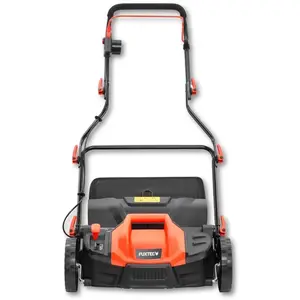 Scarificateur Électrique Fx-ev360 Fuxtec, 1500 W, Largeur 36 Cm, 5 Niveaux De Profondeur, Bac 45 L, Aérateur De Gazon